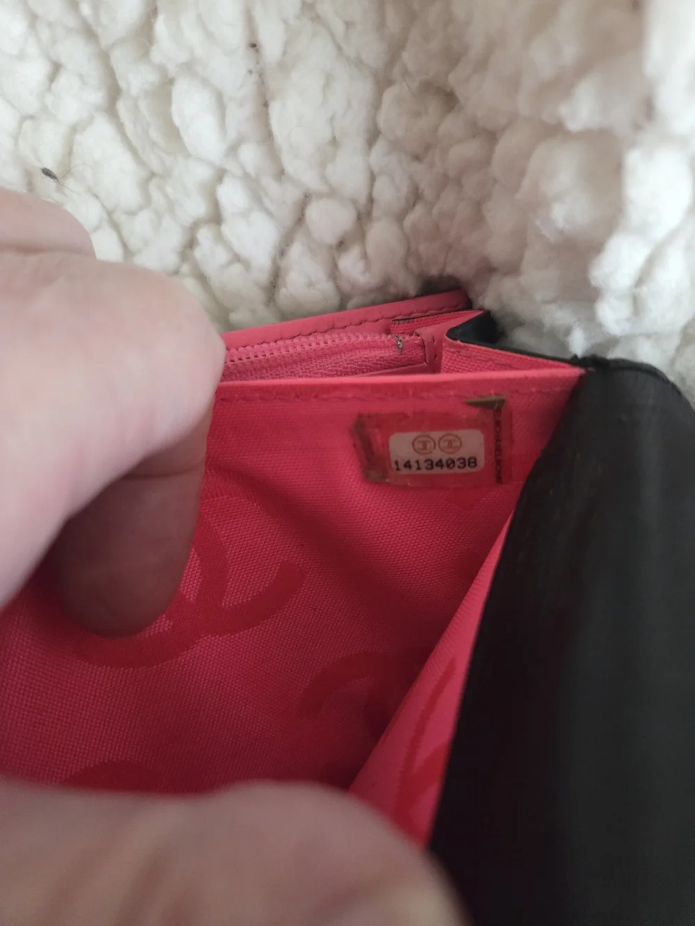 Chanel Quilted Black Leather Long Wallet